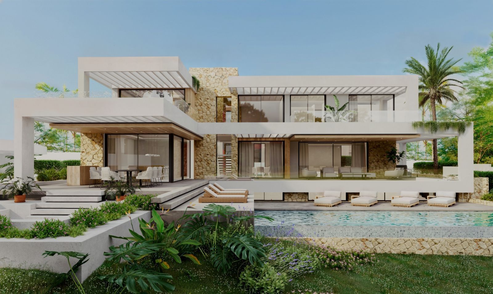 03 modern luxury pool villa